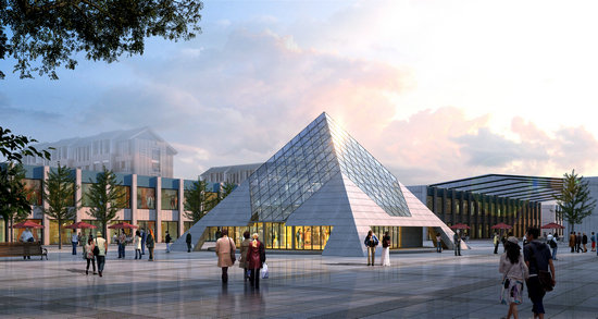 湖南金字塔网架